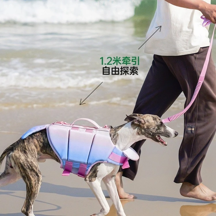 Dog Swimsuit Pet Life Vest Summer Clothing Equipment Large Medium Small Dog Buoyancy