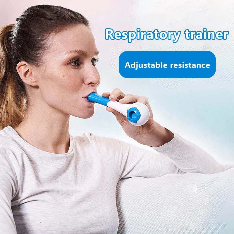 1PC Sports Breathing Trainer Exercise Lung Face Mouthpiece Respirator Fitness Equipment For Household Healthy Care Accessories