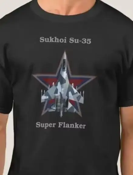 

Russia Sukhoi Super Su-35 Flanker “902 " Men T-Shirt Short Sleeve Casual 100% Cotton Harajuku Shirt