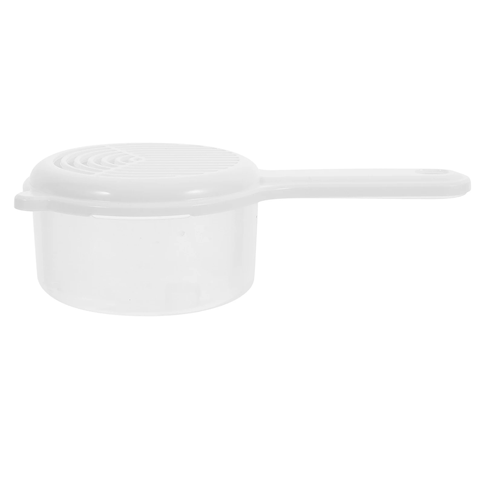 

Корзина для мытья и сцеживания ягод с крышкой и ручкой, эргономичный дренажный контейнер для фруктов, кухонный аксессуар