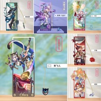 Game Honkai: Star Rail Aglaea Herta Sunday Robin Boothill Firefly HuoHuo Fei Xiao Blade Metal Bookmark Stationery Beautiful Gift