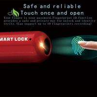 A10F-Fingerprint Padlock M01 Anti-Theft Smart Door Lock Keyless USB Rechargeable Security For Home Bike Locker