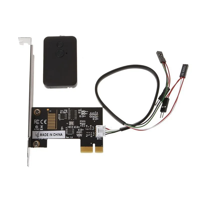 Y19A PCI-E Telecomando per PC desktop Interruttore di riavvio wireless da 20 M Accensione/spegnimento Interruttore desktop per computer wireless