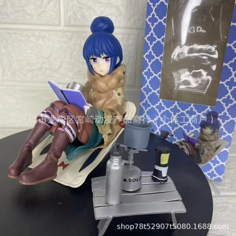 Figurka akcji Shima Rin z animacji kreskówkowej 2D - Piękna dziewczyna, ozdoba, kolekcjonerski model do zabawy, ręcznie robiony model do zabawek i hobby