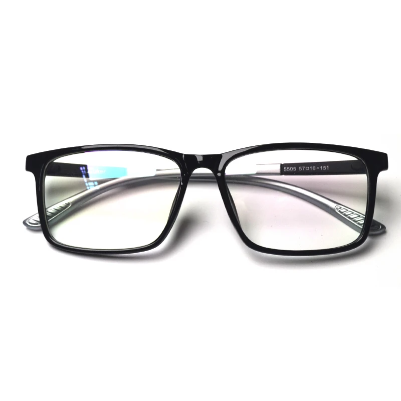 New TR90 Unisex Glasses Frame Ultra Light Full Square Frame Optical Prescription Eyeglasses