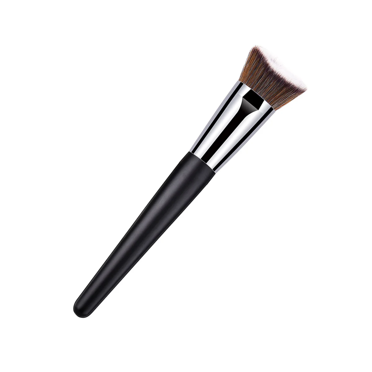 Juego de brochas de maquillaje con mango de madera, cerdas de nailon de primera calidad, denso y suave para uso diario profesional, cosméticos faciales en polvo para mujer