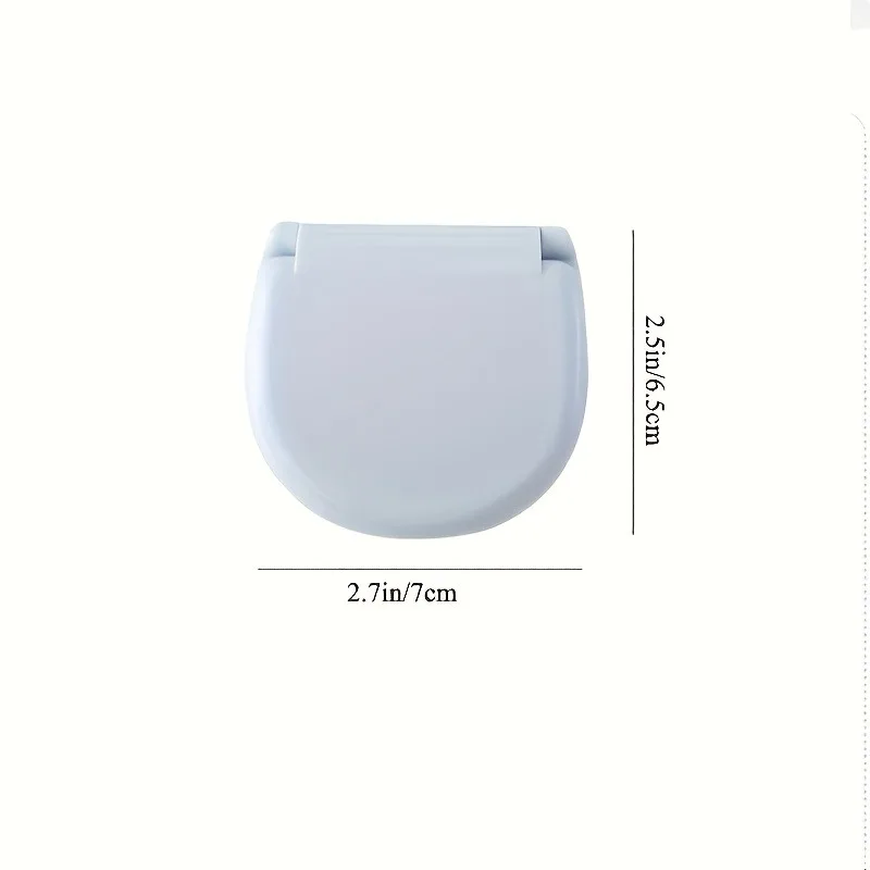 미니 가위, 단추, 실이 포함된 내구성이 뛰어난 소형 여행용 재봉 키트 - 흰색/로터스 핑크 색상의 휴대용 비상 수리 세트