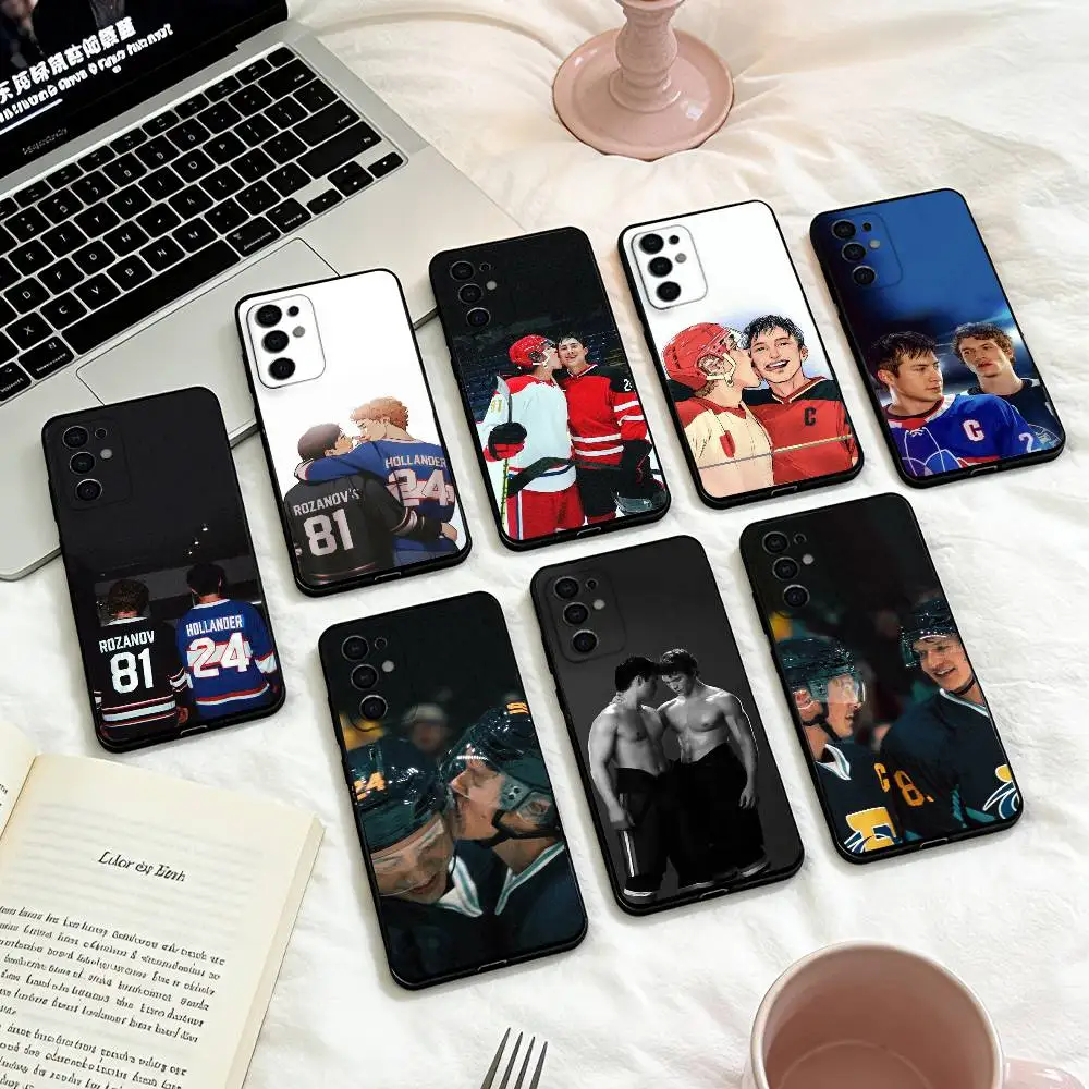 

LGBTQ H-Heated R-Rivalry I-Ice Hockey Phone Case For Samsung S 25,24,23,22,30,21,10,9,Ultra,Plus,Lite,FE,4,5 G Soft Black Case