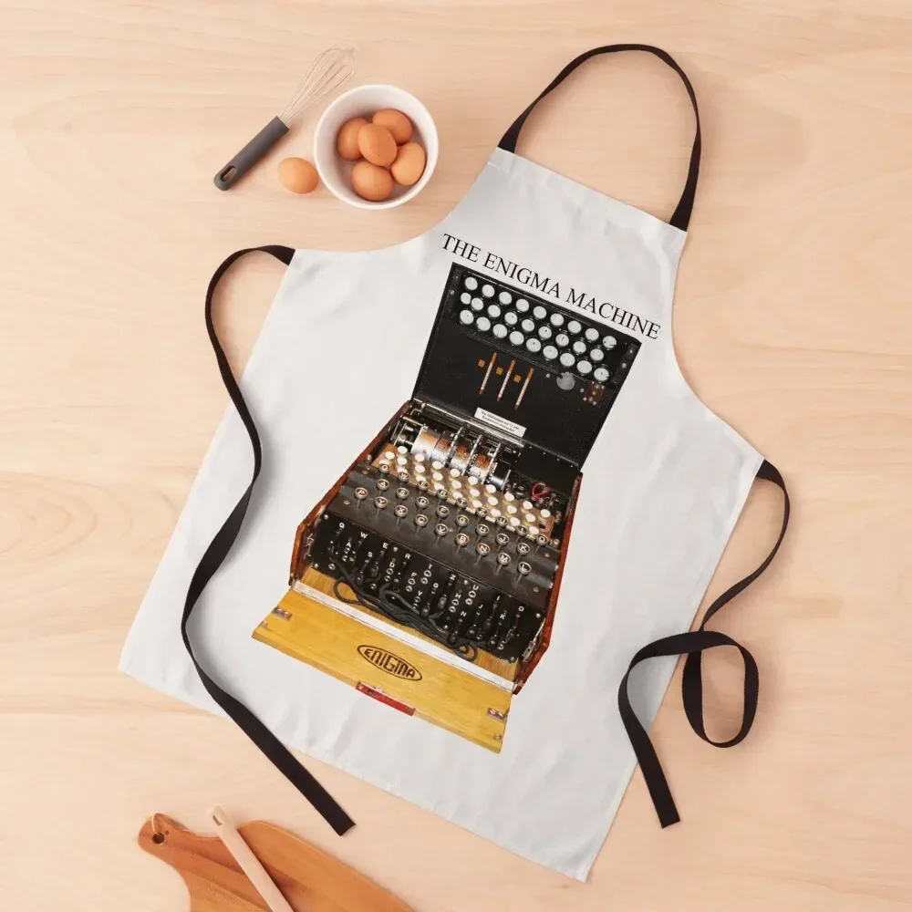 

Secrets, codes, and the enigma machine Apron For Man Haircut kitchen utensil household woman Apron