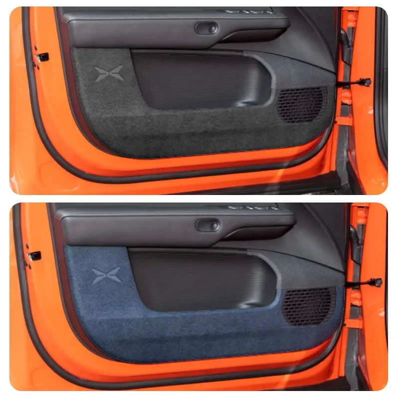

For Xiaopeng Xpeng G6 Door Anti Kick Pad Suede Door Panel Protection Pad Interior Protection Patch Modification Accessories