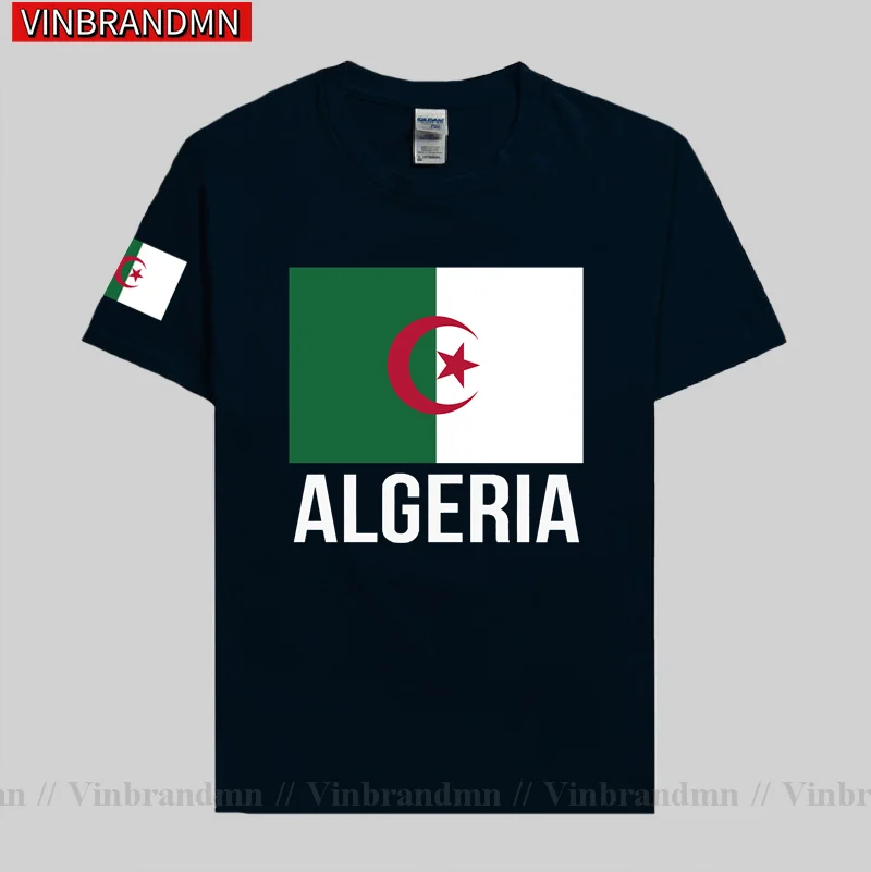 Funny Algeria T Shirt Men Algerian Flag Pround T Shirts Man Graphic Cotton Streetwear Short Sleeve Birthday Gifts Summer T-shirt