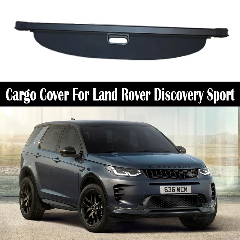 

Rear Trunk Cargo Cover For Land Rover Discovery Sport 2015-2024 Shield Shade Curtain Partition Board Privacy Security Accessorie