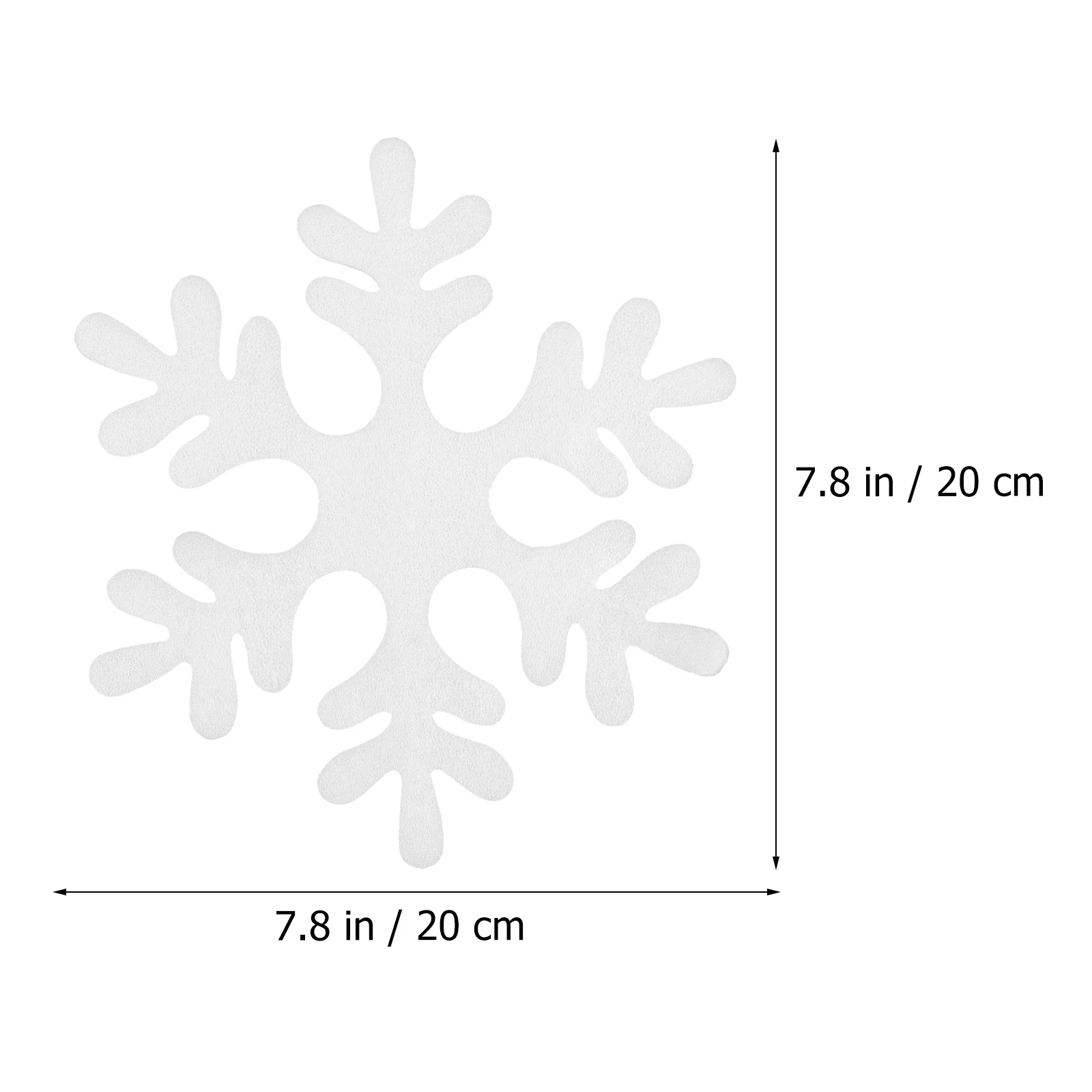 

12Pcs Snowflake Pendant Christmas Hanging Decoration Lightweight DIY Xmas Tree Decor Snowflake Shape Ornaments