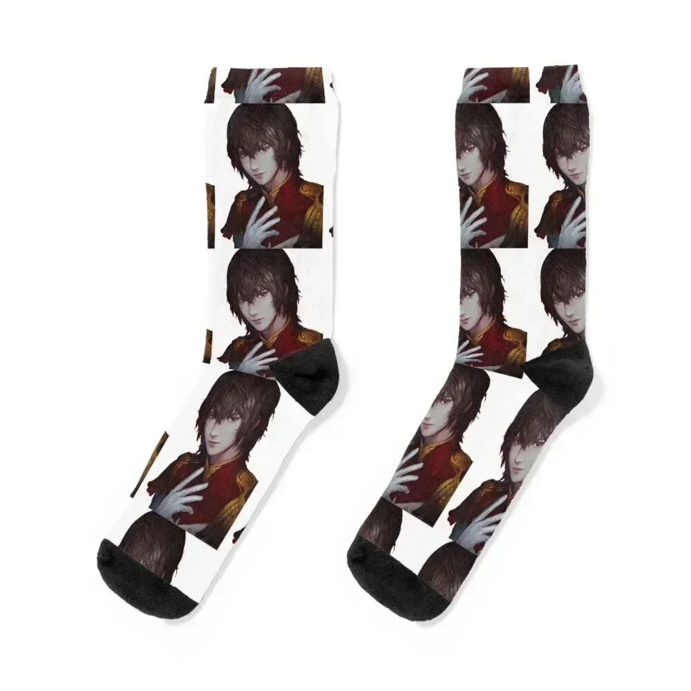 

Goro Akechi Socks winter soccer anti-slip hockey bright garter Boy Child Socks Women's