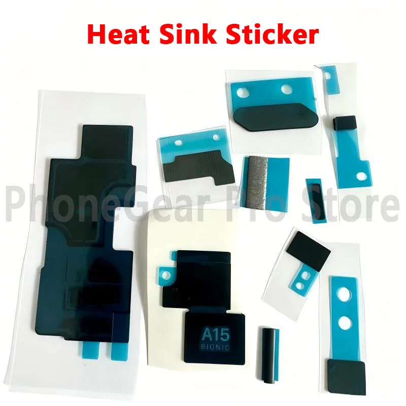 1Set For iPhone 13 13 Mini 13 Pro 13 Pro Max Inline & Motherboard Heat Dissipation Cooling Insulation Adhesive Stickers