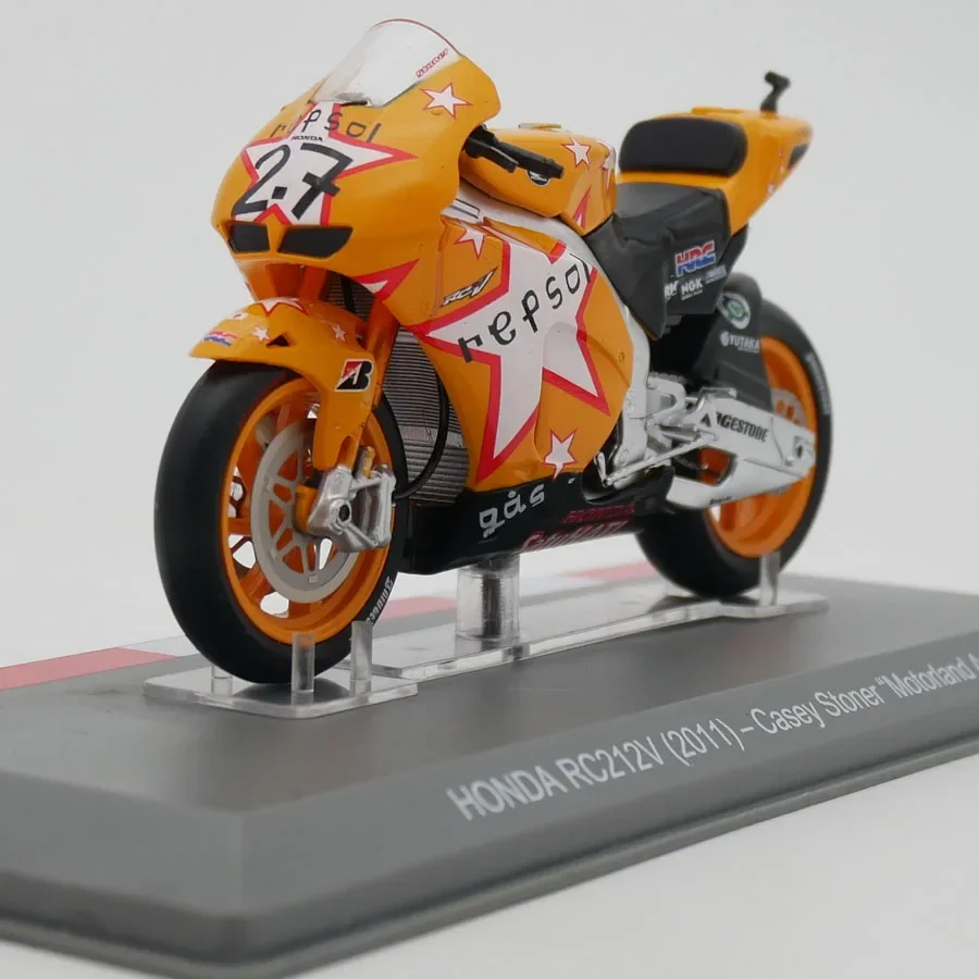 

Литая модель мотоцикла Ixo в масштабе 1:18 Moto GP 2011 Honda RC212V Honda, гоночная модель мотоцикла, Игрушечная машина, коллекционная игрушка для мальчиков, подарок