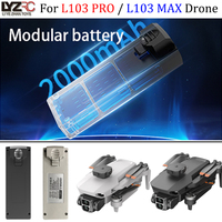3.7V 2000mAh Original Battery For L106 Pro / L106 Max Drone Flight Time 22min RC Quadcopter toy Replacement Battery Spare Parts