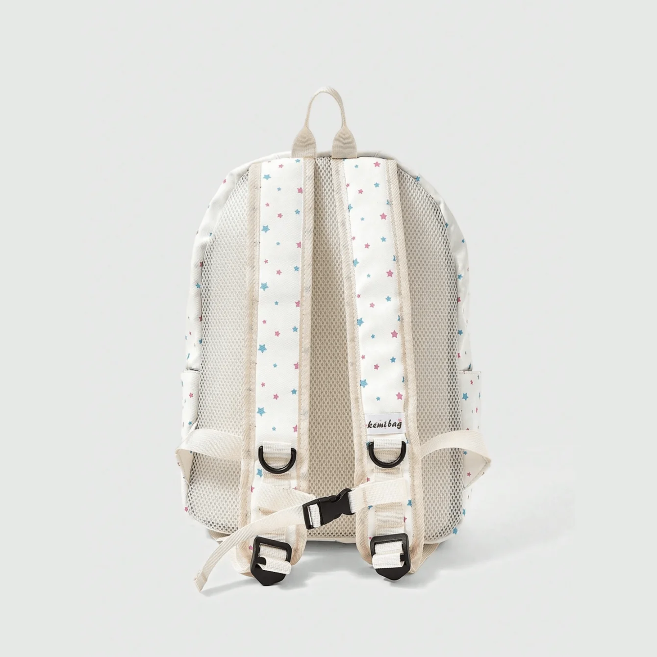 Ransel bergaya preppy sederhan - Embroidery Simple ulasan dan harga