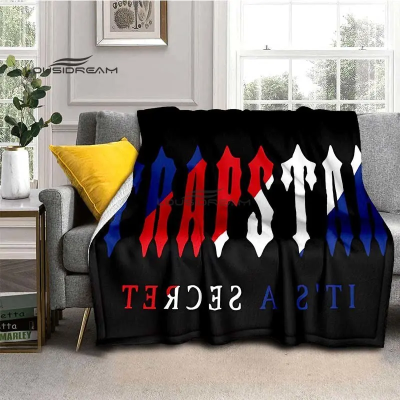 

Trapstar London logo Throws Blanket 3D Printing Sofa Blanket Adults and Children Bedroom Living Room Decoration Blanket for Bed