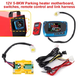 12V 5-8KW Parking Heater Accessories, Upgraded Parking Heater Lcd Switch and Bidirectional Digital Display Remote Control