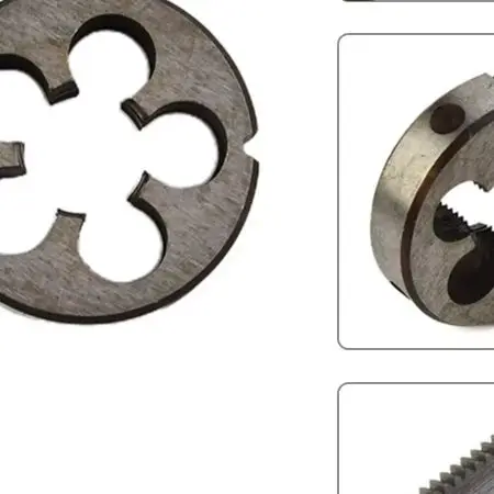 Metric Thread Tap Die Height 10mm High Steel (M2) Long Head 90mm Manufacturing Metalworking Right Hand Durability