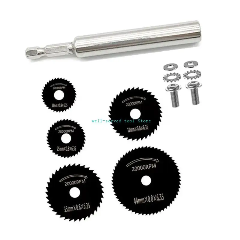

G88A 7Pcs HSS Cut Disc Wheel Cutting Cutter Rotary Tool Shank Rotary Drill Cut