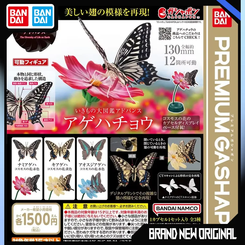 

BANDAI Biological Encyclopedia Action Figures Model Butterfly Golden Phoenix Butterfly Gashapon Official Genuine Collect