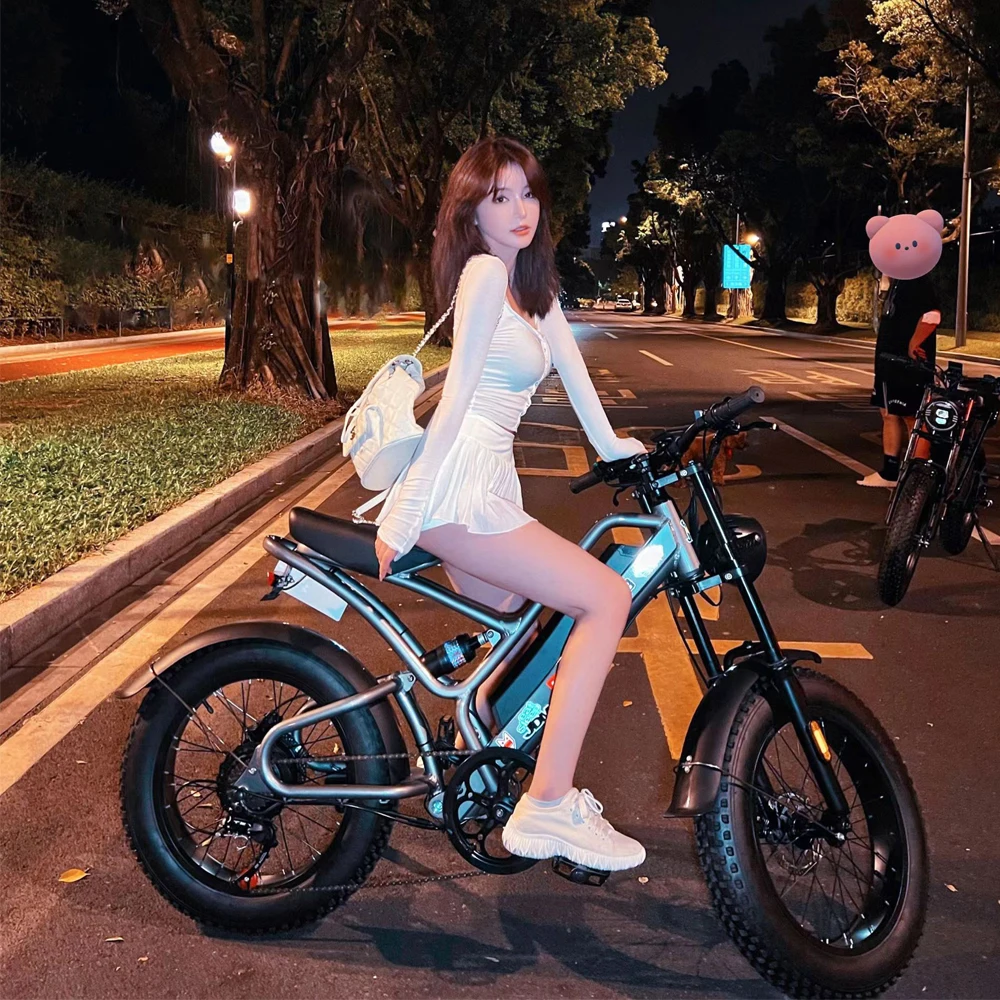 

DISIYUAN E-bike S9 Pro 20-дюймовый электрический велосипед с толстыми шинами, двойной гидравлический дисковый тормоз, углеродное волокно, 48 В, 12 Ач, литиевая батарея, электрический велосипед