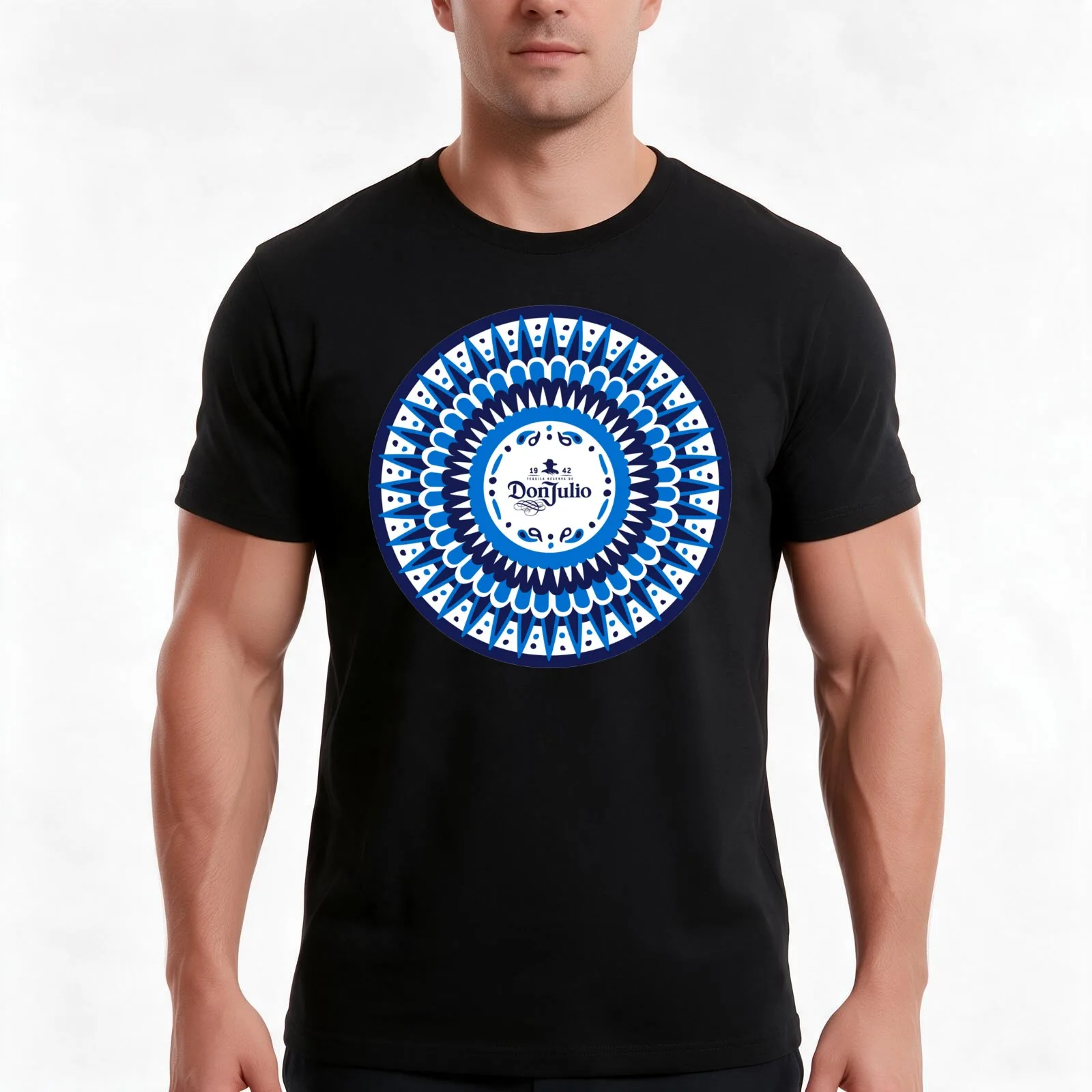 Don Julio Logo T-Shirt, Summer Casual Cotton Tee, Oversized Streetwear Tops, Vintage Graphic Print, Loose Fit Short Sleeve