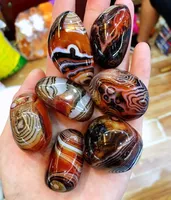 Natural Smooth Agate Stone Quartz crystal Stones Irregular Shape  Healing Crystal Geode Mineral Specimen Madagascar Craft Decor