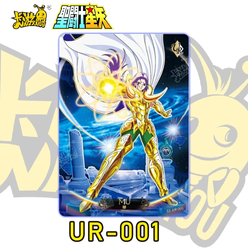 Kayou Saint Seiya Ur-Series Anime Characters Mu Aldebaran Saga Dokho Milo Children\'s Toys Collection Card Birthday Gift