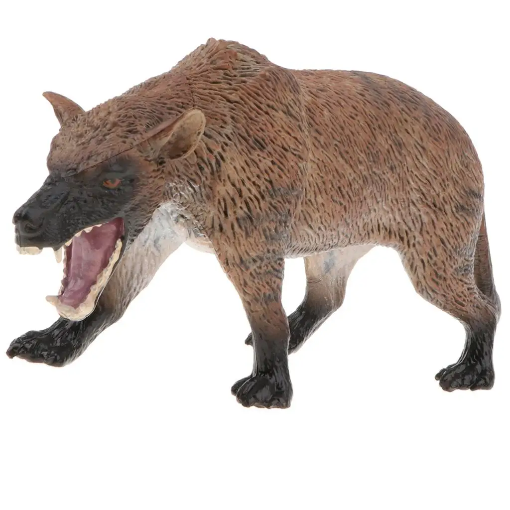 다채로운 플라스틱 디어 울프 동물 피규어 장난감 어린이 교육용 장난감 모델 피규어 가정용 데스크탑 장식 및 학습용