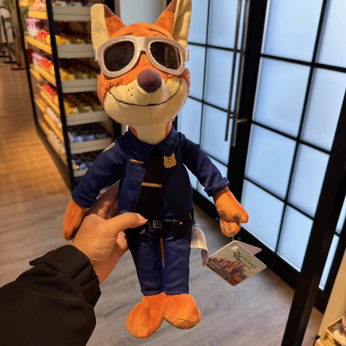 

Плюшевые игрушки Зверополис Джуди и Ника Шанхая Диснейленда, детские куклы, идеально подходят в качестве подарка на день рождения