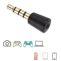 High-quality Microphone 3.5mm Audio Metal Plug Portable Recording Gamepad Live Broadcast Microphone for PS4 Laptop Mobile Phone