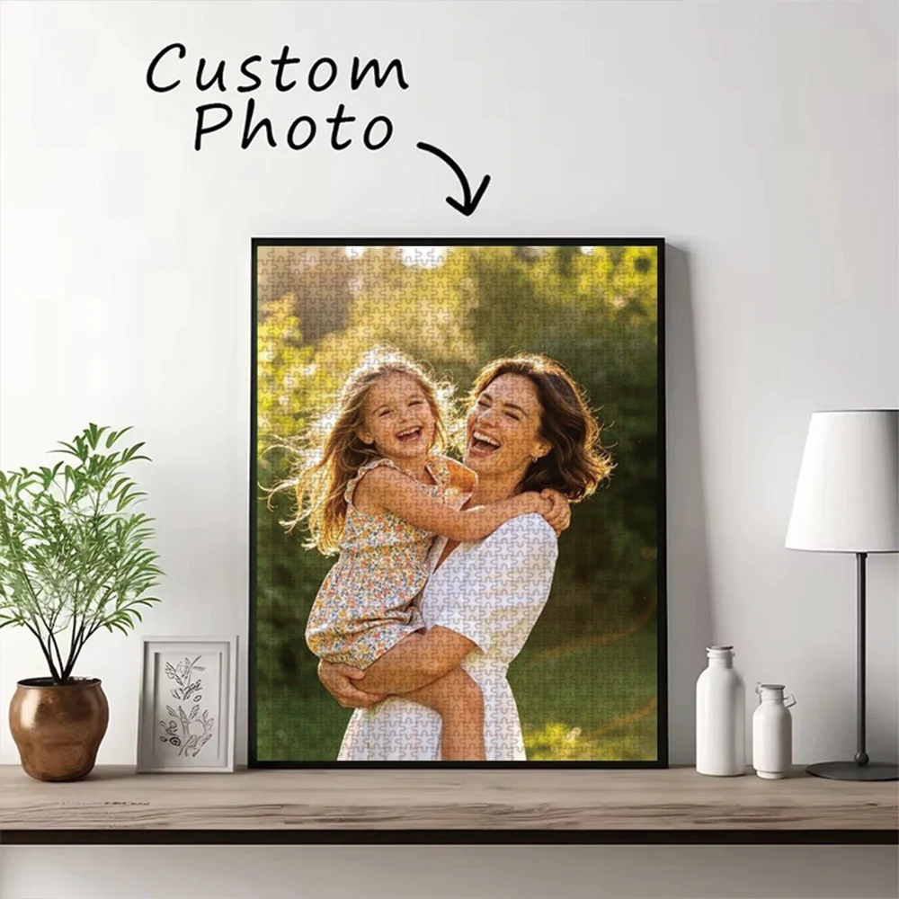 35/300/500/1029pcs Personalized Custom Photo Puzzle Family Photos Multiple Sizes Available