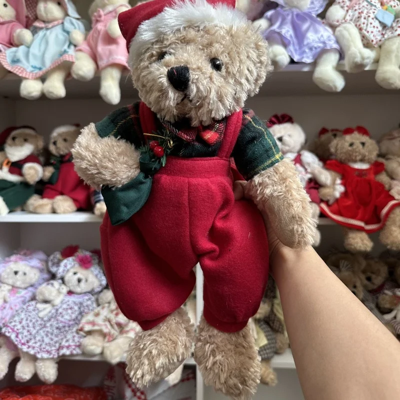 2024 New Christmas Bear Series Cute Teddy Bear Children'S Birthday Holiday Gift Girls Sleeping Doll Decoration Collect Toya Gift