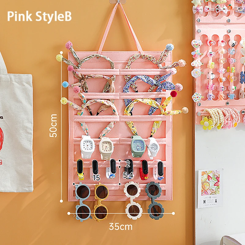 Large Capacity Hair Bows Organizer Wall Hanging