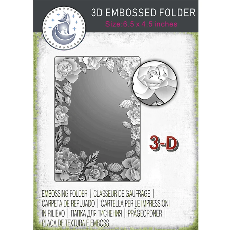 2024 New Vintage Tea Collection -3d Relief Folder - Mixed Flowers For Clipbook Diy Photo Album Card Making Process