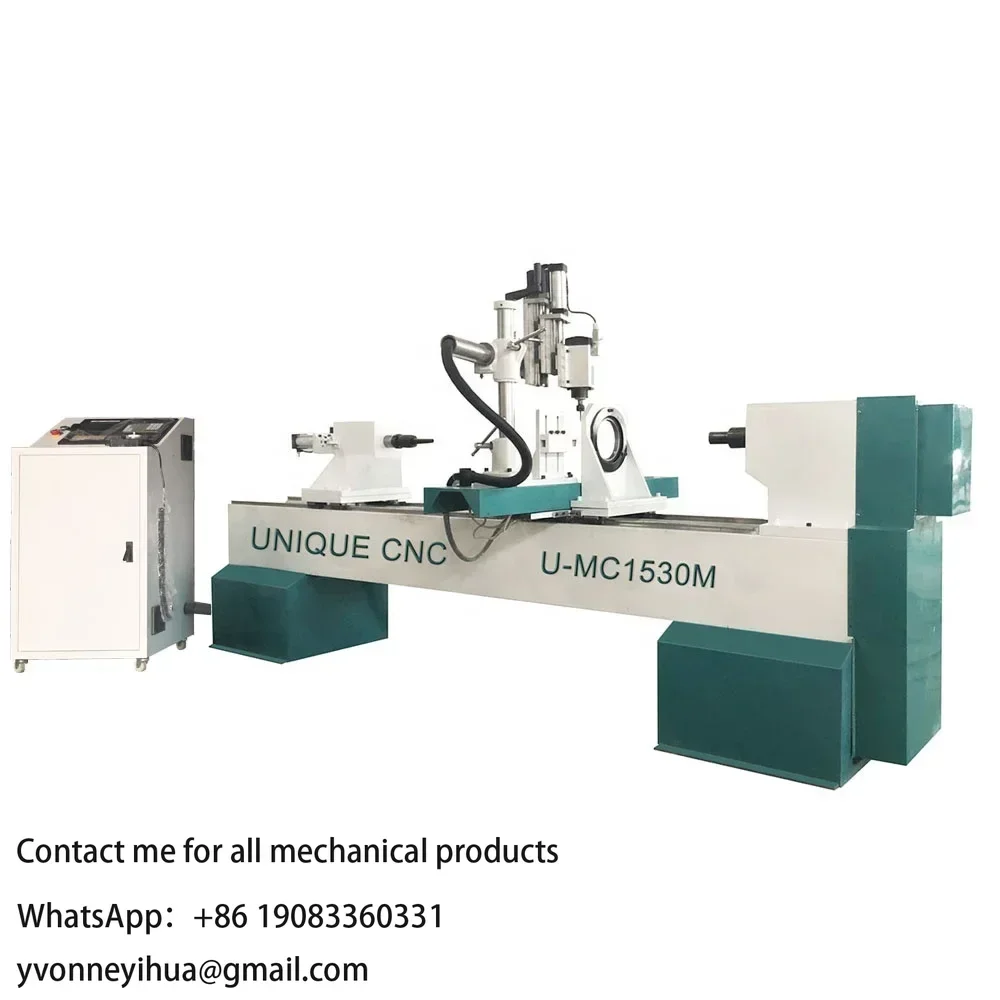 Lathe Wood Machine Automatic Cnc Wood Turning Lathe for Furniture Legs Baseball Bat Wood Craft