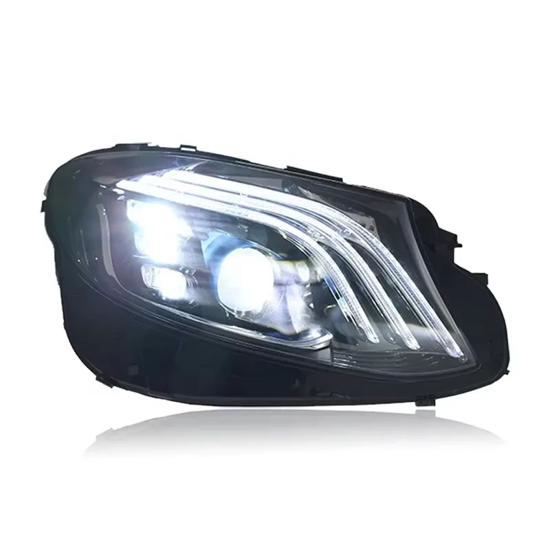 

Полностью светодиодная фара для Mercedes Benz E200 E260 E300 E320L E350 W213, передняя светодиодная лампа 2016-2020 годов выпуска, с последовательным сигналом поворота.