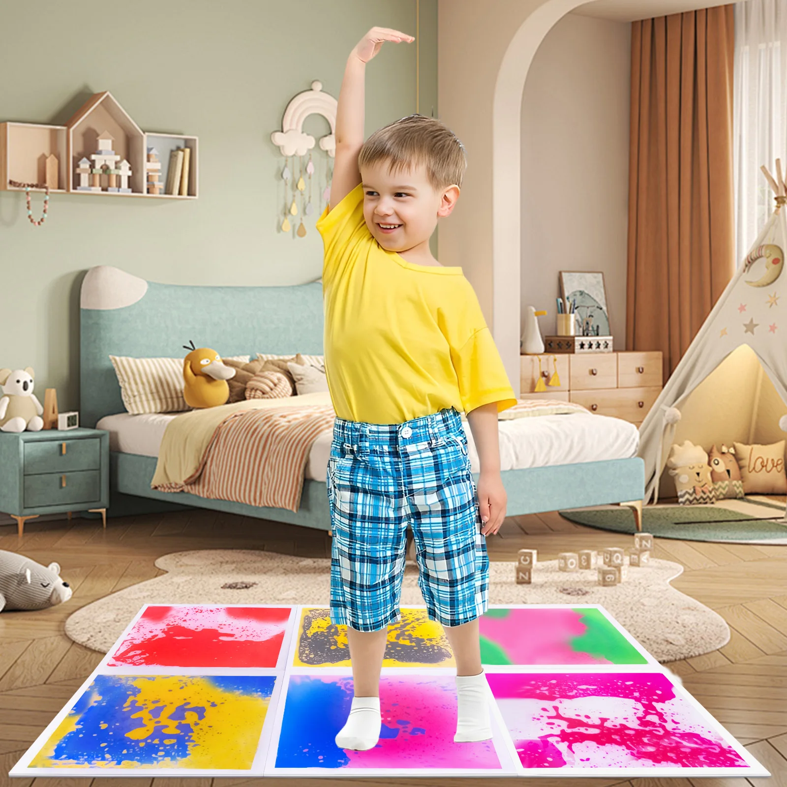 ألعاب حسية مرئية للأطفال ألعاب استكشاف تعليمية تعمل باللمس #1