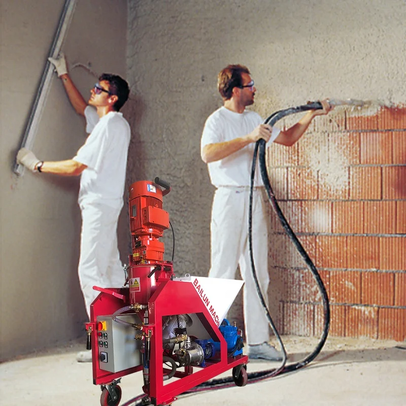 High Pressure and High Efficiency Cement Sprayer/plastering Machine/automatic Mortar Gypsum Wall Plaster Machine