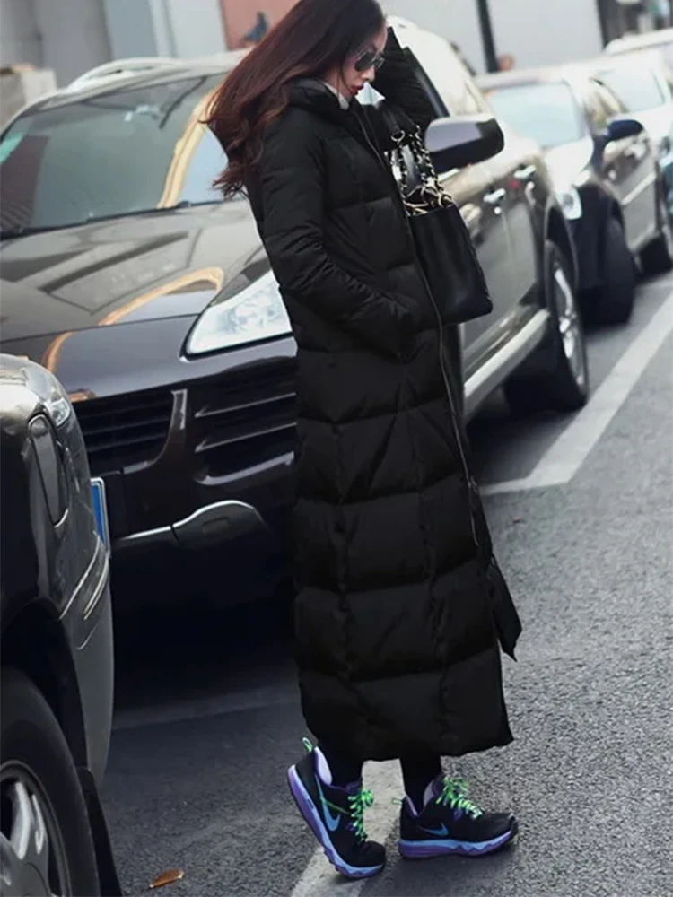 2019 new winter coats plus size white black navy blue win red womens down jacket