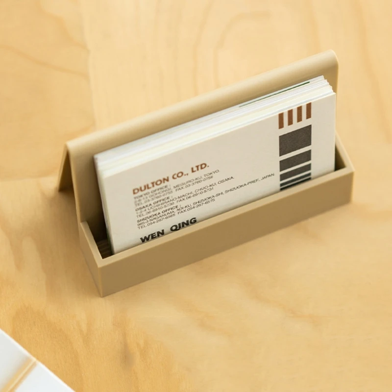 3Pcs 플라스틱 명함 홀더 플라스틱 명함 스탠드 이름 카드 주최자 홀더 스탠드 사무실 수조