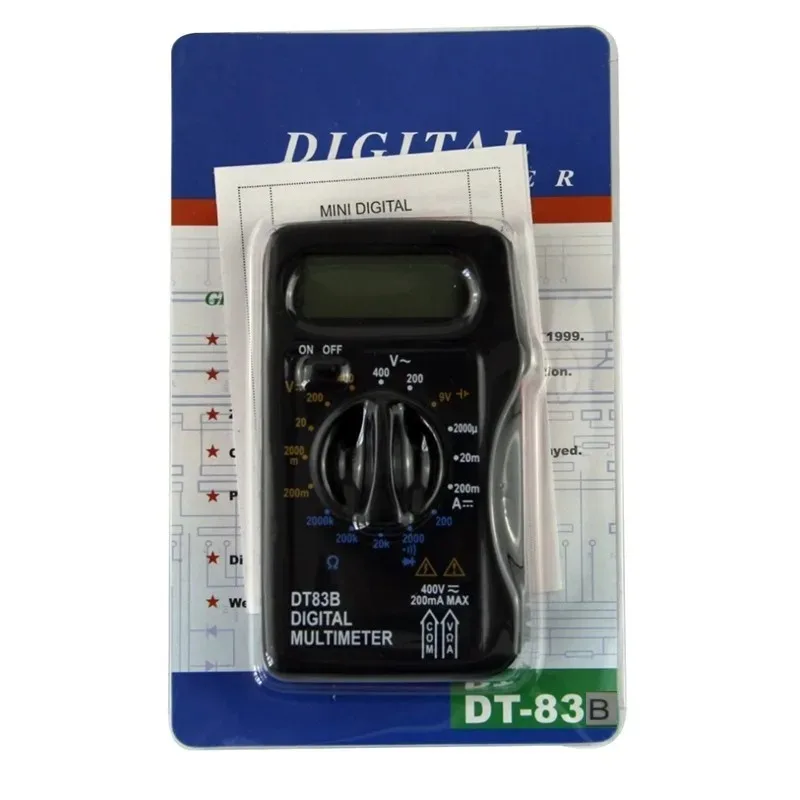 Digital Multimeter DT83B Pocket Ultra thin Mini with Battery Capacity Detection