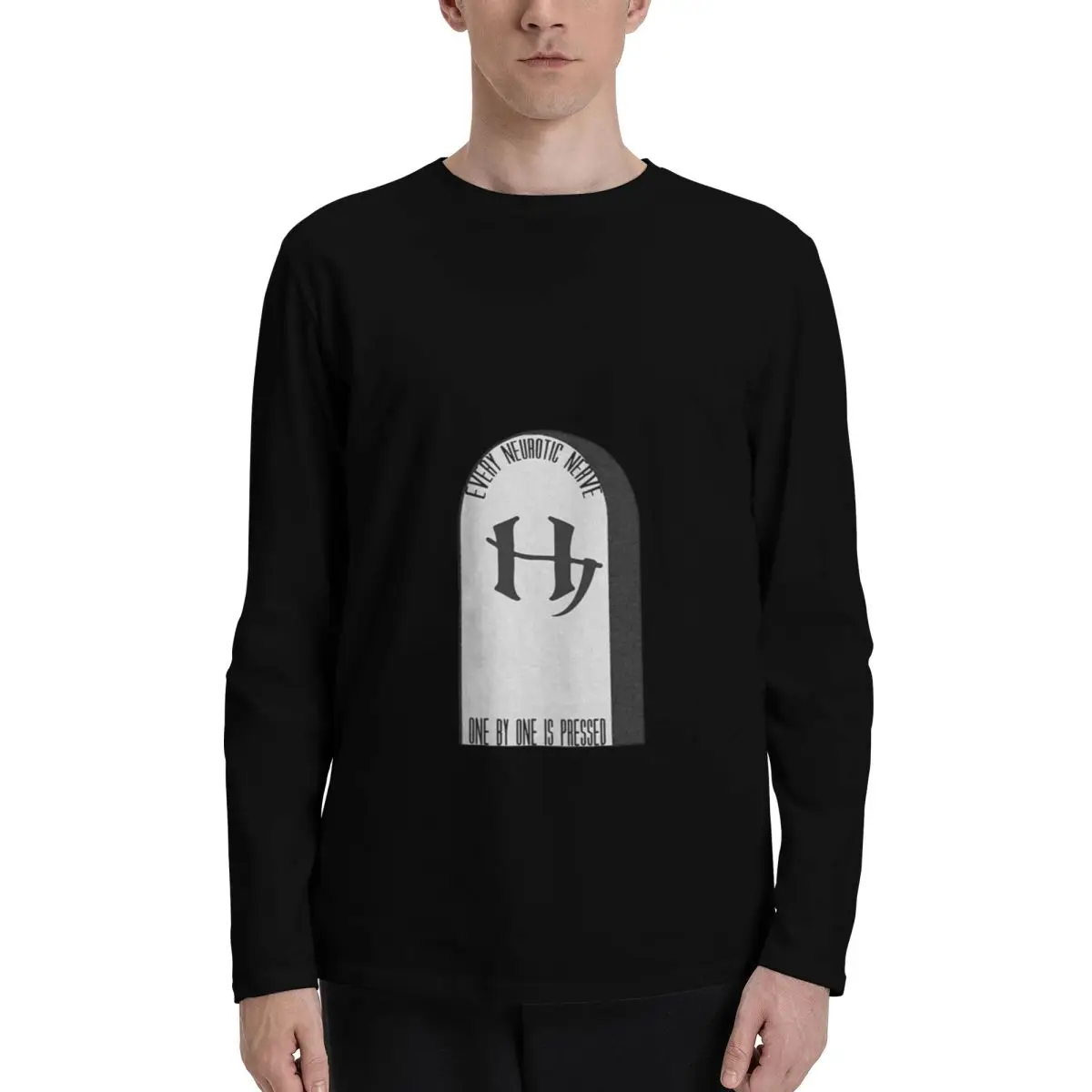 

Удобная мужская футболка с длинным рукавом my_comb, мягкая и легкая, отлично подходит для повседневного ношения одежды слоями.