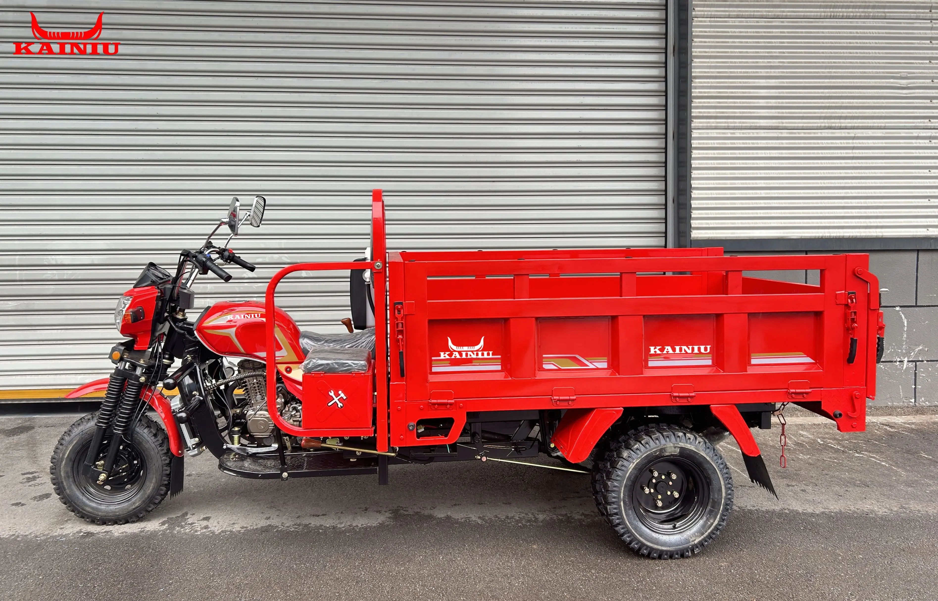 بيع المصنع مباشرة تصميم مخصص 3 عجلة دراجة نارية البضائع KAINIU Q3 ترقية 250CC مع البقشيش الثقيلة دراجة ثلاثية العجلات البنزين #4