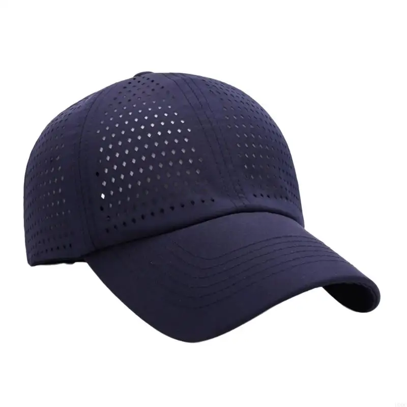 تصميم بفتحات تهوية سريع الجفاف للجنسين، قبعة رياضية خفيفة الوزن للمشي لمسافات طويلة والجري Y166