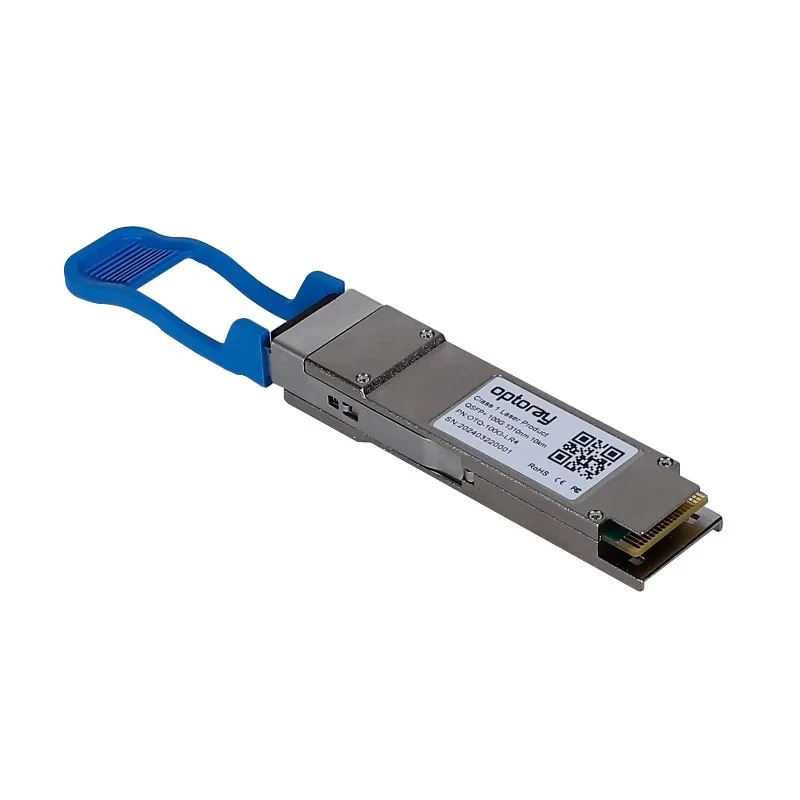 

100G QSFP28 Optical Module 1310nm 10km LR4 MPO SMF DDM SFP Transceiver for Fiber Optic Systems