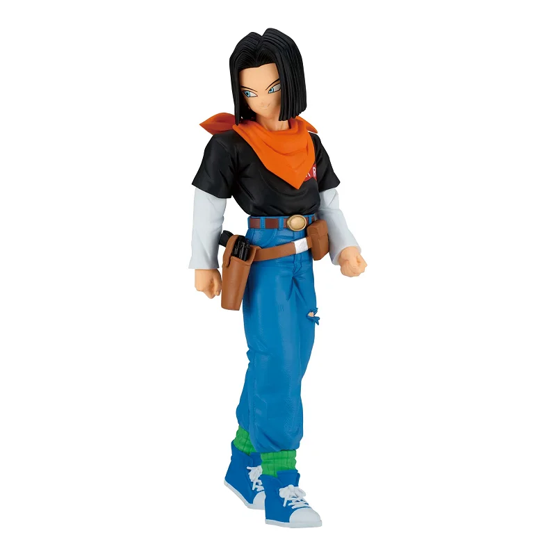 Bandai Original Banpresto Anime Dragon Ball Z SOLID EDGE WORKS Android 17 Action Figure Model Collectible Toys For Kids Gift